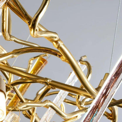 Teardrop Crystal Chandelier - Zelno Lighting