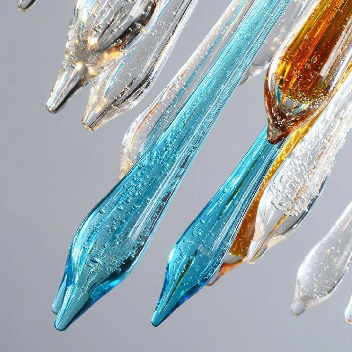 Teardrop Crystal Chandelier - Zelno Lighting