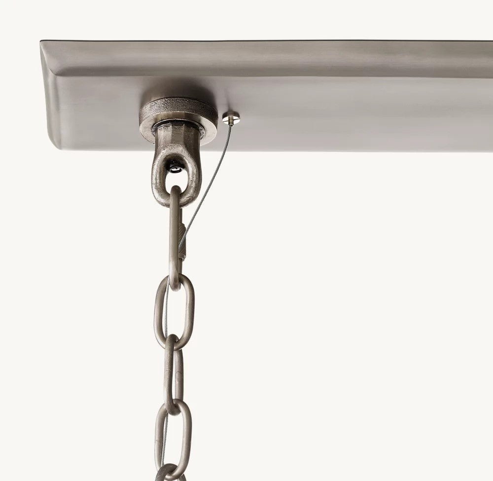 Thadrian Linear Chandelier 54" - Zelno Lighting