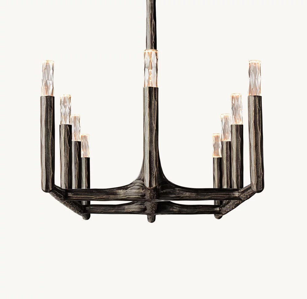 Thadrian Linear Chandelier 54" - Zelno Lighting