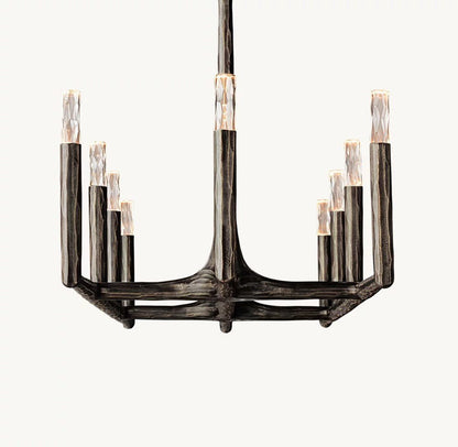 Thadrian Linear Chandelier 54" - Zelno Lighting