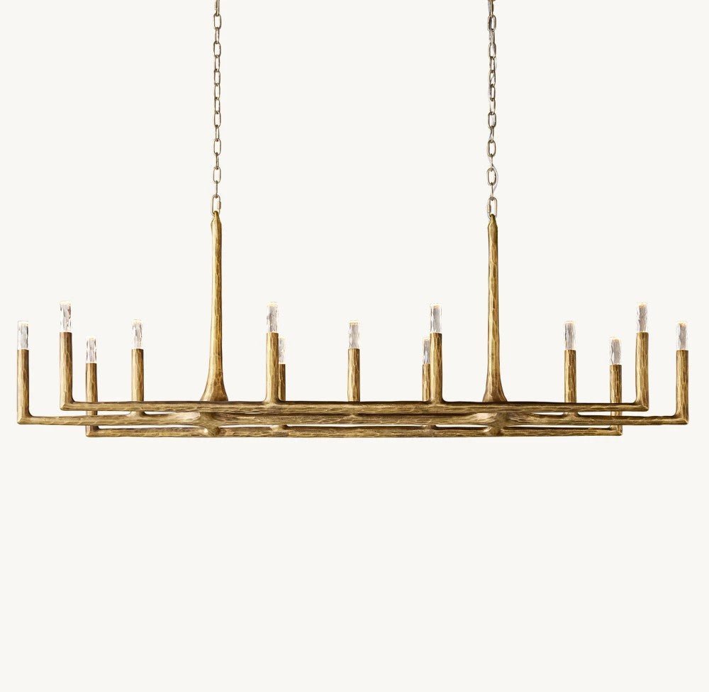 Thadrian Linear Chandelier 72" - Zelno Lighting