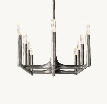 Thadrian Linear Chandelier 72" - Zelno Lighting