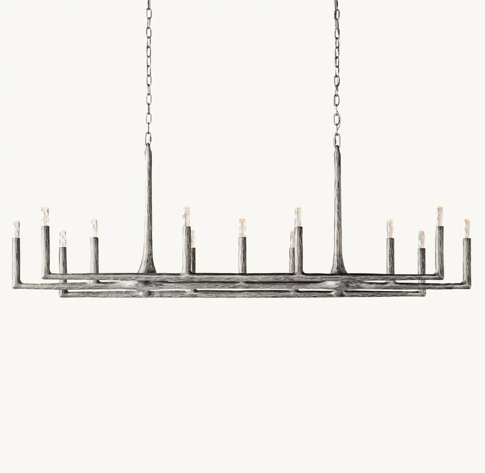 Thadrian Linear Chandelier 72" - Zelno Lighting