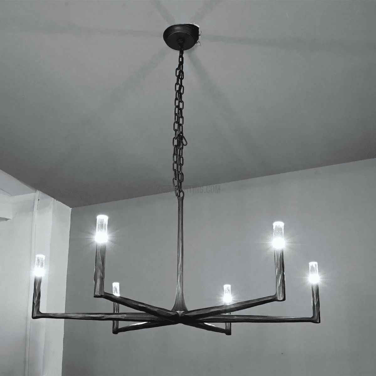 Thadrian Round Chandelier 36" - Zelno Lighting