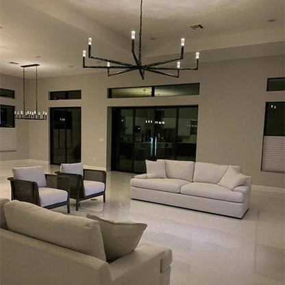 Thadrian Round Chandelier 36" - Zelno Lighting