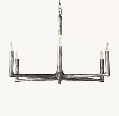 Thadrian Round Chandelier 36" - Zelno Lighting