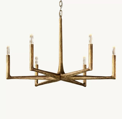 Thadrian Round Chandelier 36" - Zelno Lighting