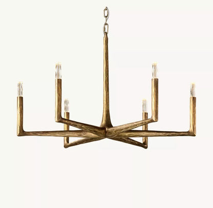 Thadrian Round Chandelier 36" - Zelno Lighting