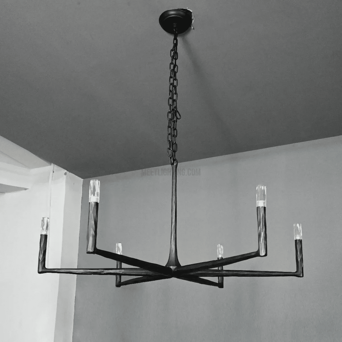 Thadrian Round Chandelier 36" - Zelno Lighting