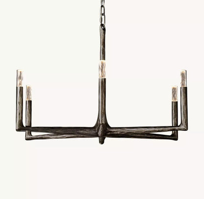 Thadrian Round Chandelier 36" - Zelno Lighting