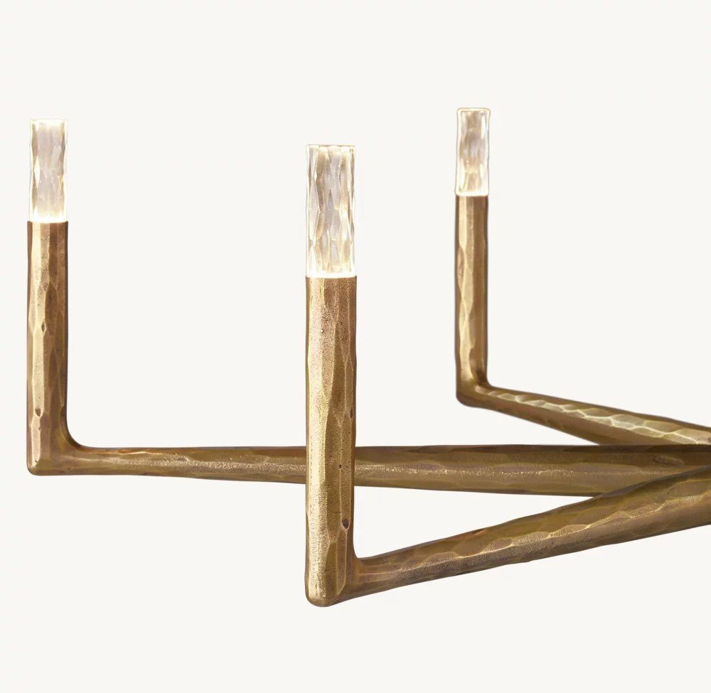 Thadrian Round Chandelier 48" - Zelno Lighting
