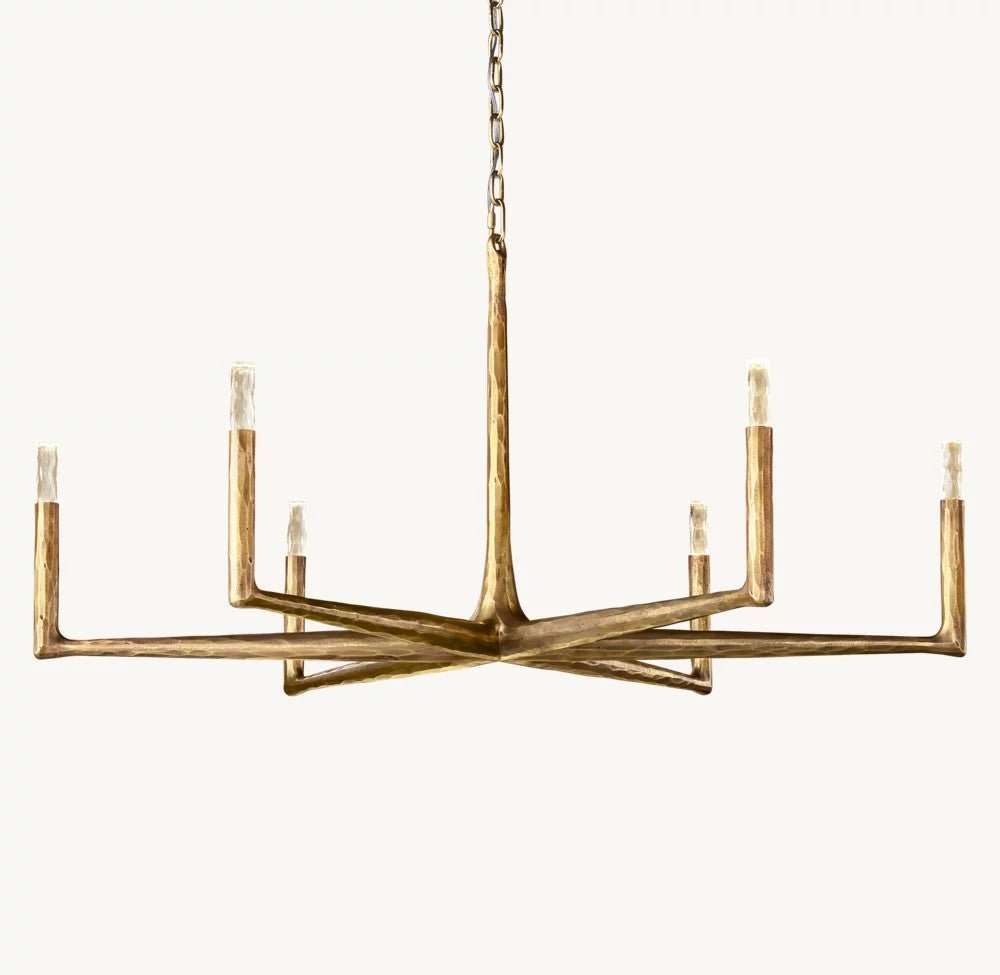 Thadrian Round Chandelier 48" - Zelno Lighting