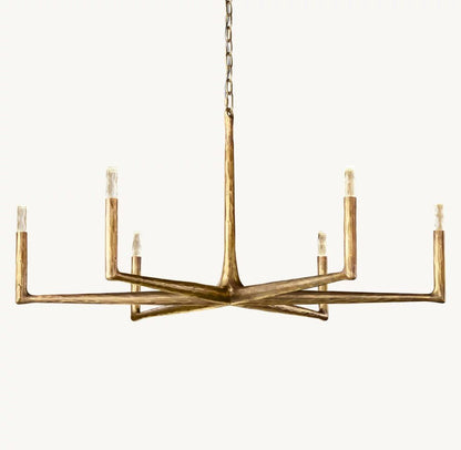 Thadrian Round Chandelier 48" - Zelno Lighting