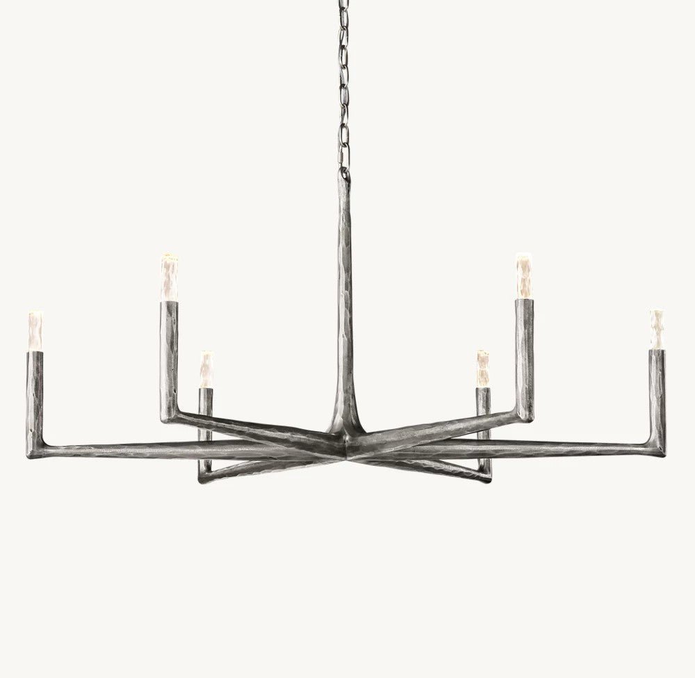 Thadrian Round Chandelier 48" - Zelno Lighting