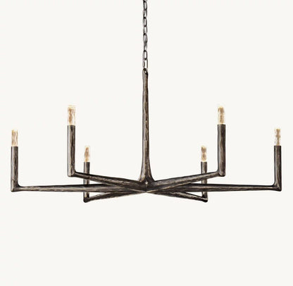 Thadrian Round Chandelier 48" - Zelno Lighting