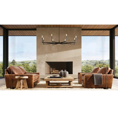Thadrian Round Chandelier 60" - Zelno Lighting