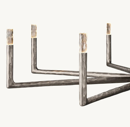 Thadrian Round Chandelier 60" - Zelno Lighting