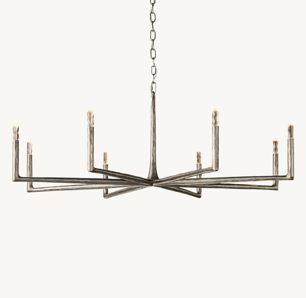 Thadrian Round Chandelier 60" - Zelno Lighting