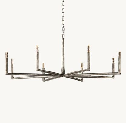 Thadrian Round Chandelier 60" - Zelno Lighting