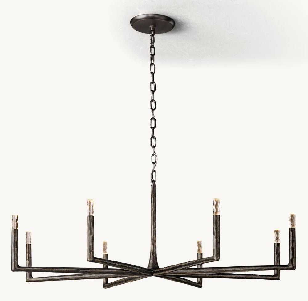 Thadrian Round Chandelier 60" - Zelno Lighting