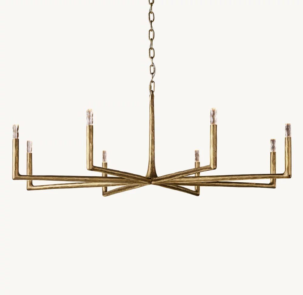 Thadrian Round Chandelier 60" - Zelno Lighting