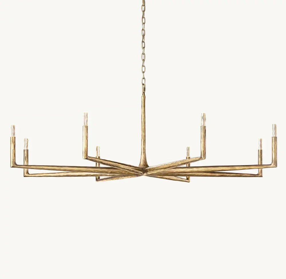 Thadrian Round Chandelier 72" - Zelno Lighting