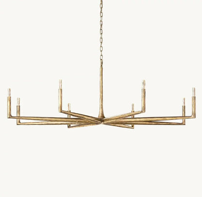 Thadrian Round Chandelier 72" - Zelno Lighting