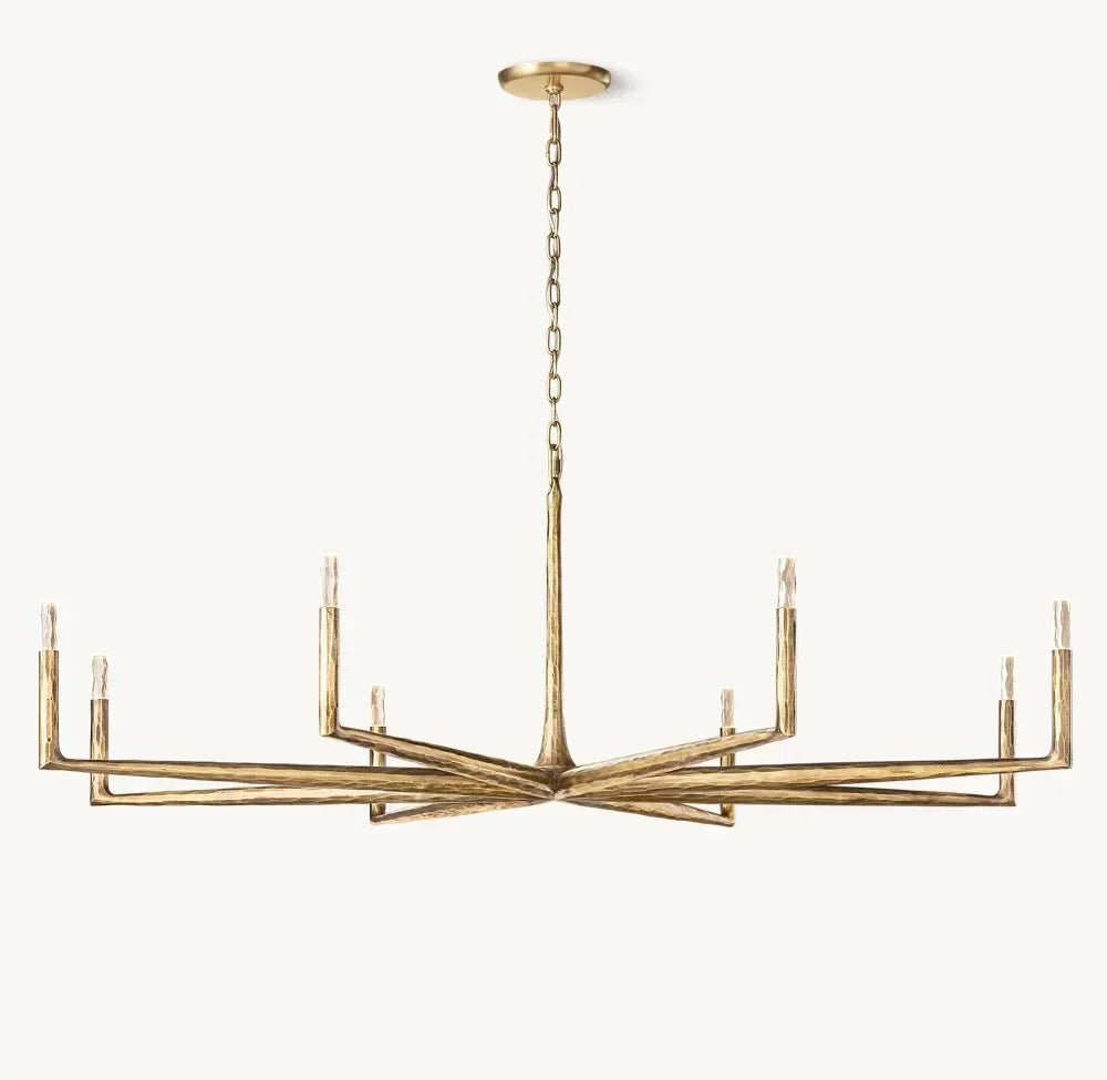 Thadrian Round Chandelier 72" - Zelno Lighting