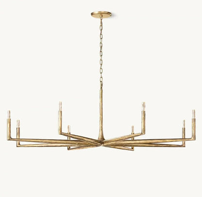 Thadrian Round Chandelier 72" - Zelno Lighting