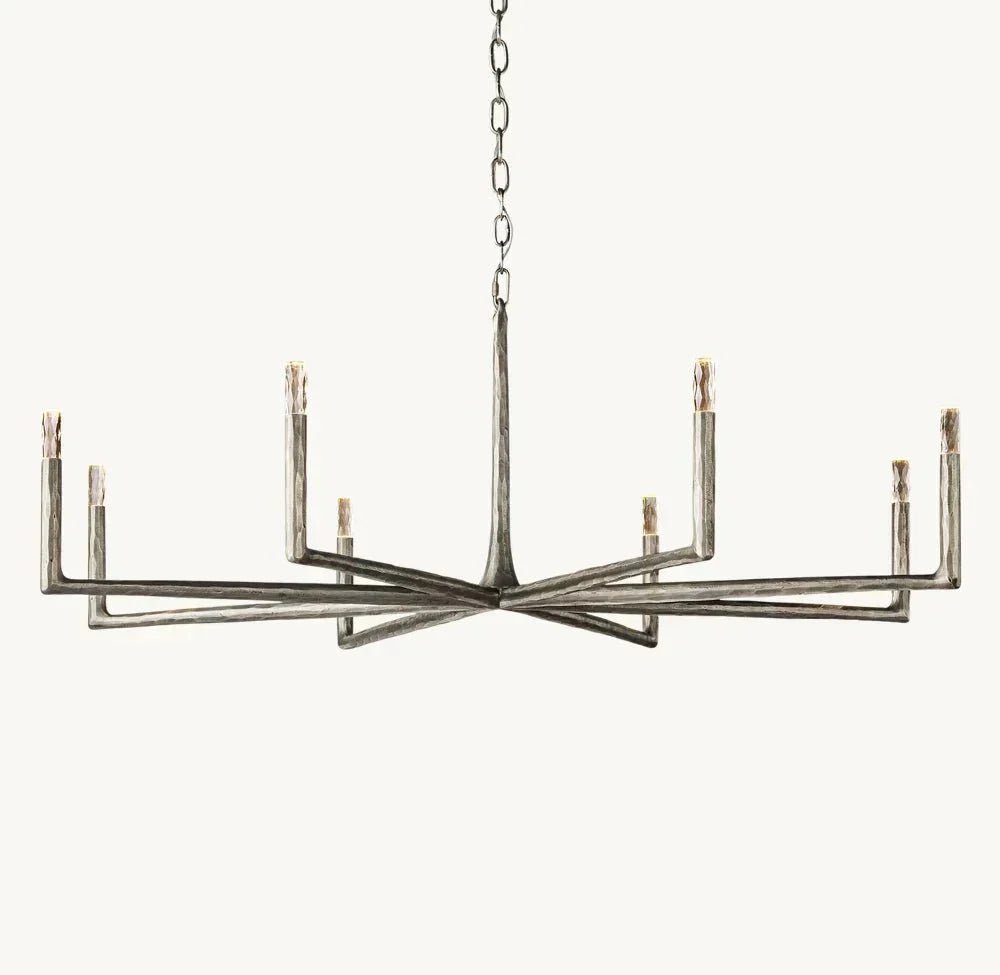 Thadrian Round Chandelier 72" - Zelno Lighting