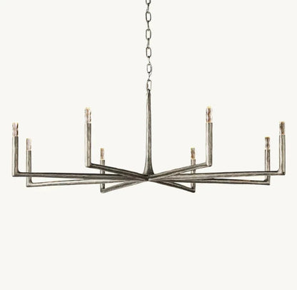 Thadrian Round Chandelier 72" - Zelno Lighting