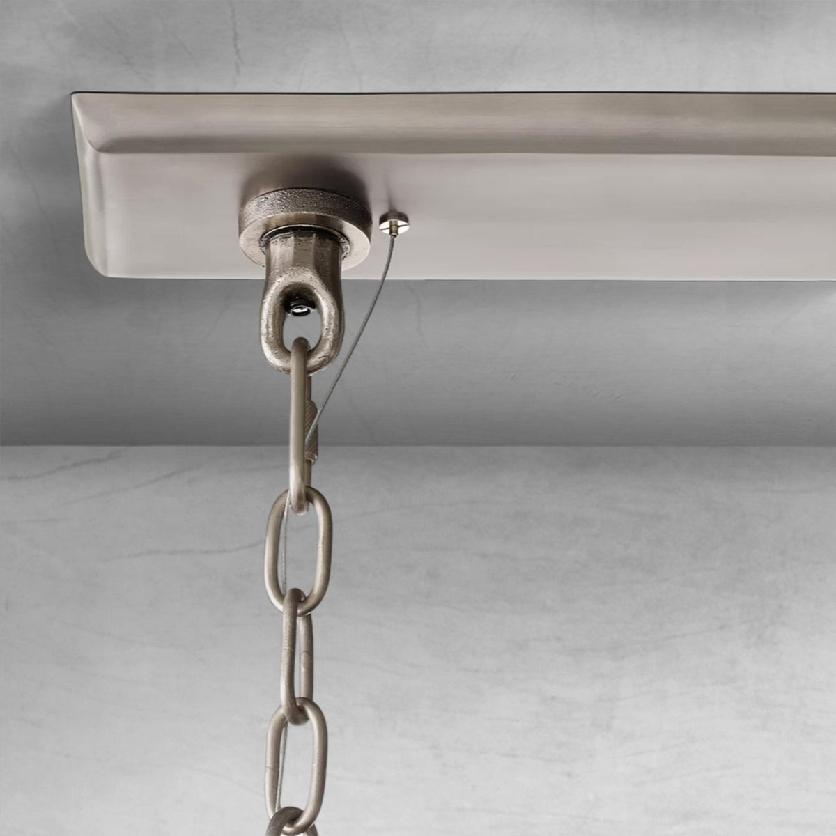 Thalen Forged Linear Chandelier - Zelno Lighting