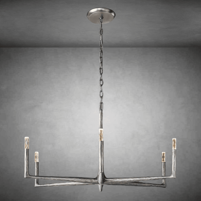 Thalen Forged Round Chandelier 36"48" 60" 72" - Zelno Lighting