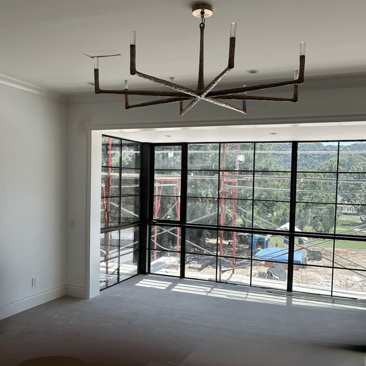 Thalen Forged Round Chandelier 36"48" 60" 72" - Zelno Lighting