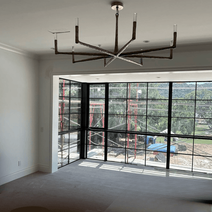 Thalen Forged Round Chandelier 36"48" 60" 72" - Zelno Lighting
