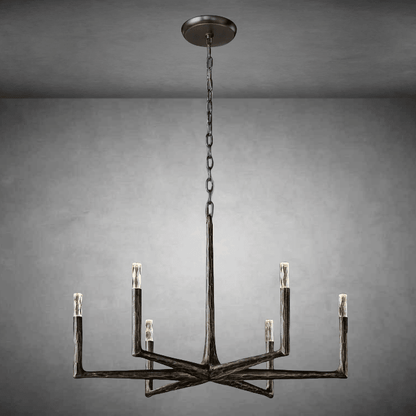 Thalen Forged Round Chandelier 36"48" 60" 72" - Zelno Lighting