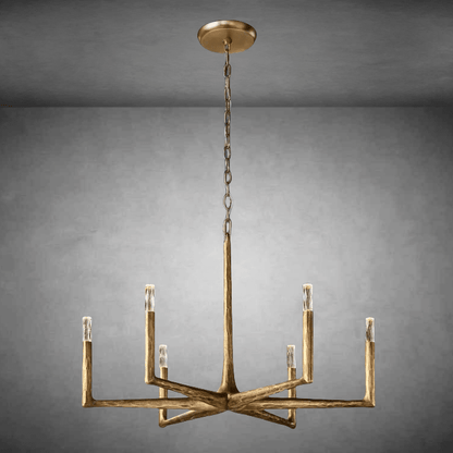 Thalen Forged Round Chandelier 36"48" 60" 72" - Zelno Lighting