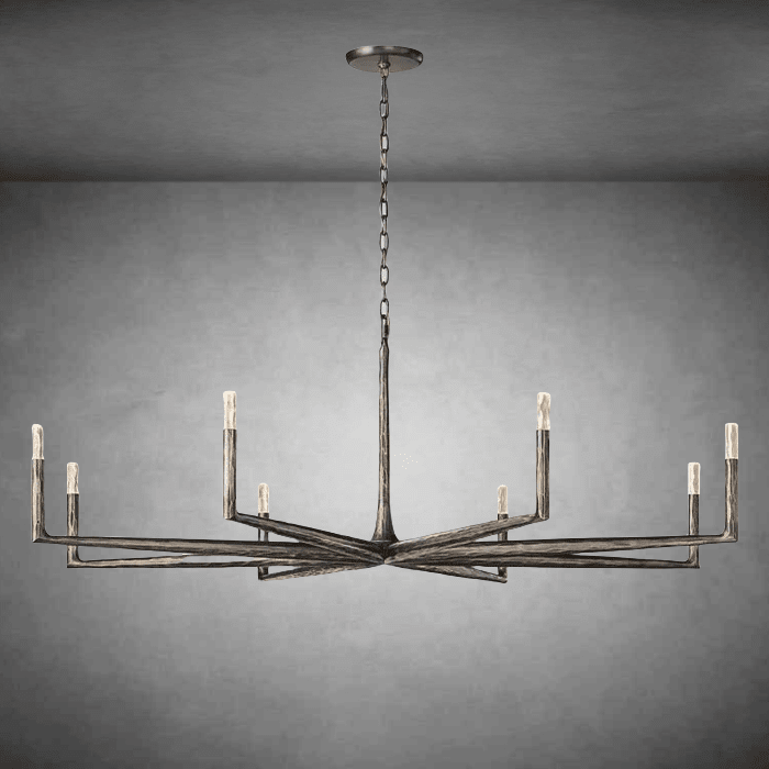 Thalen Forged Round Chandelier 36"48" 60" 72" - Zelno Lighting
