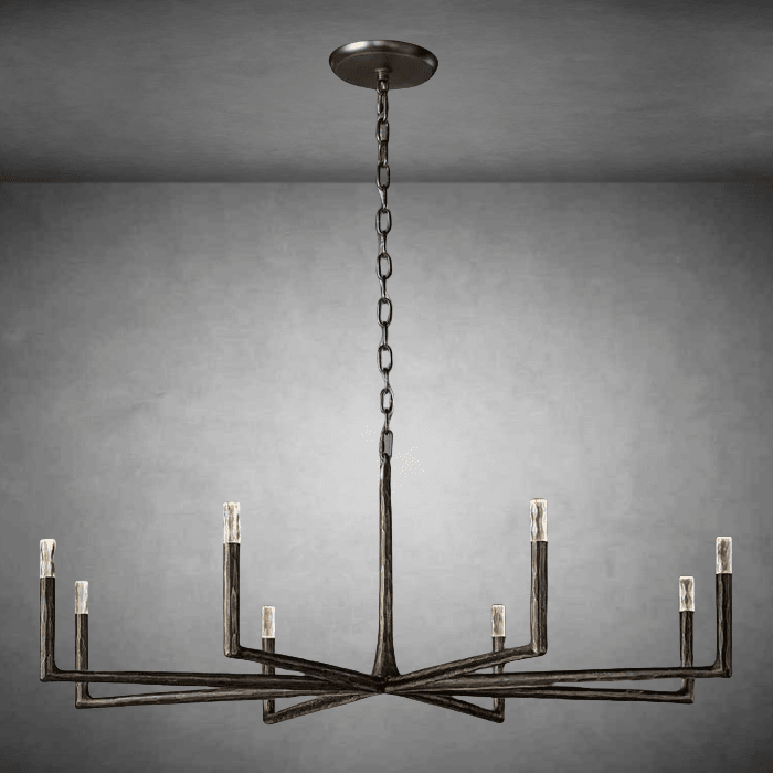 Thalen Forged Round Chandelier 36"48" 60" 72" - Zelno Lighting