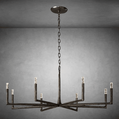 Thalen Forged Round Chandelier 36"48" 60" 72" - Zelno Lighting