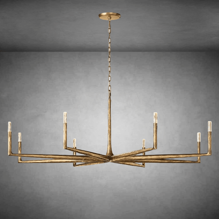 Thalen Forged Round Chandelier 36"48" 60" 72" - Zelno Lighting