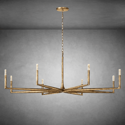 Thalen Forged Round Chandelier 36"48" 60" 72" - Zelno Lighting