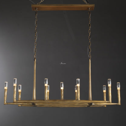 Thalen Series Forged Chandelier - Zelno Lighting
