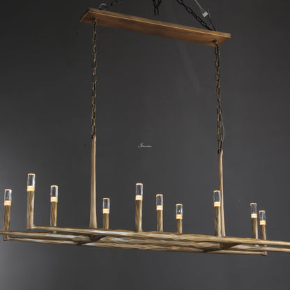 Thalen Series Forged Chandelier - Zelno Lighting