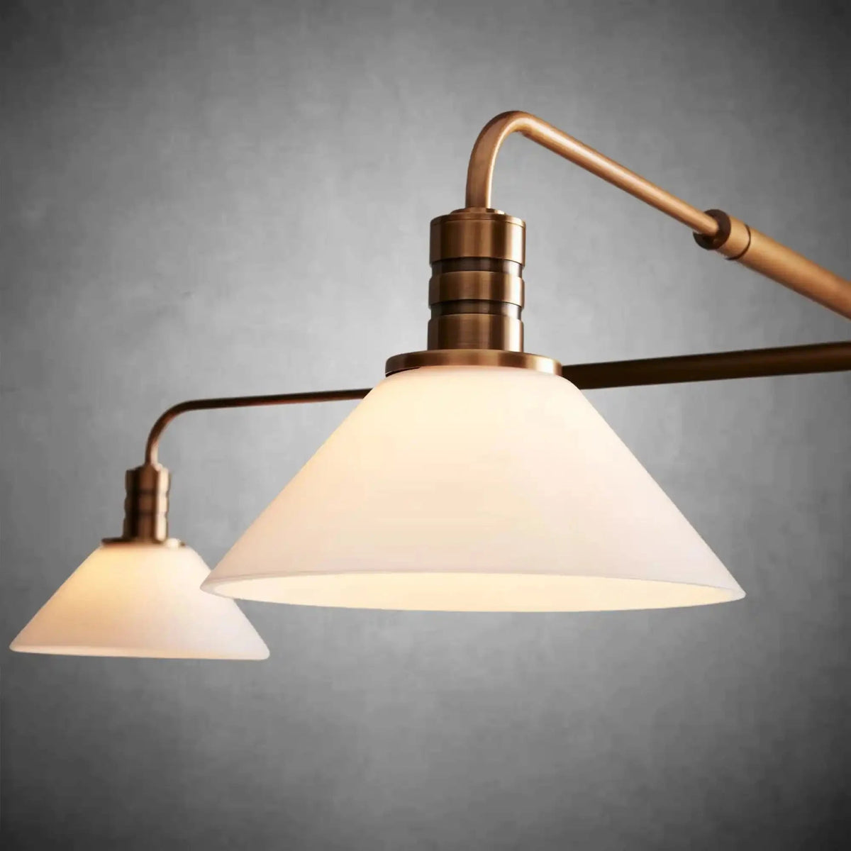 Theron Glass Round Chandelier 30'' 52'' - Zelno