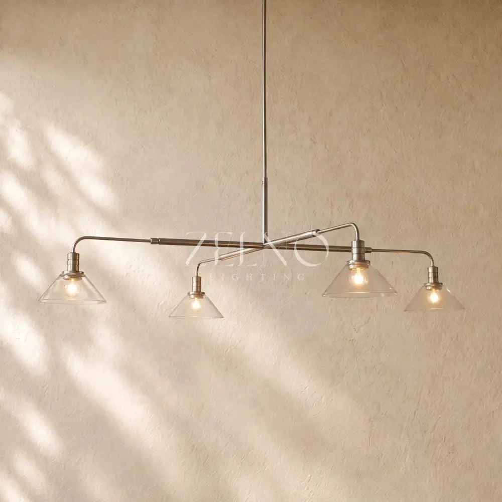 Theronm Glass Round Chandelier - Zelno