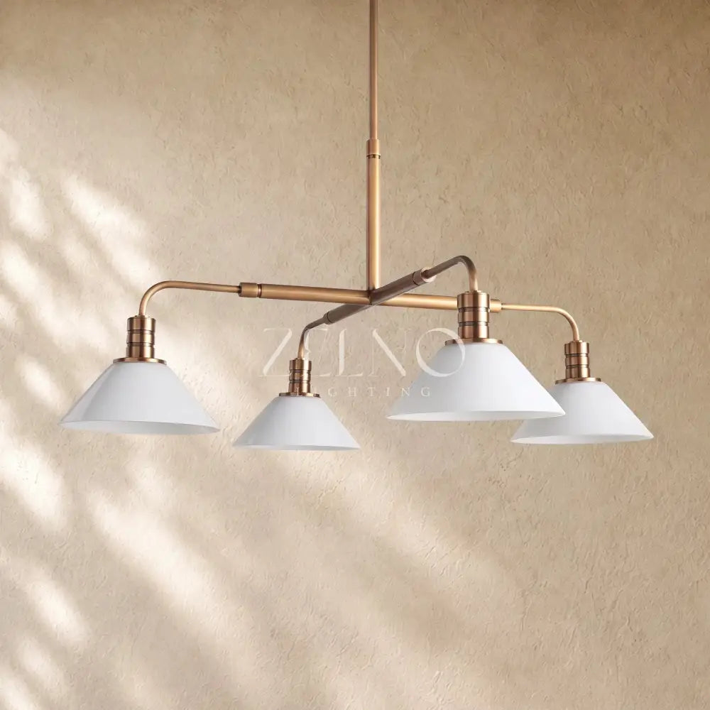 Theronm Glass Round Chandelier - Zelno