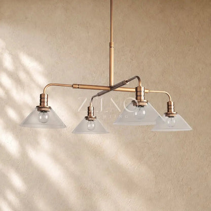 Theronm Glass Round Chandelier - Zelno