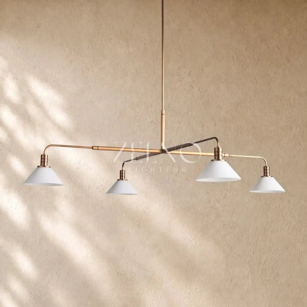 Theronm Glass Round Chandelier - Zelno